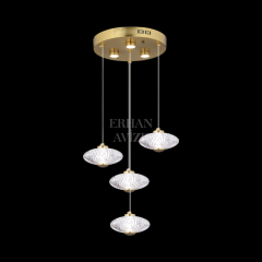 EASD-247  4’lü Sarkıt Gold LED Avize