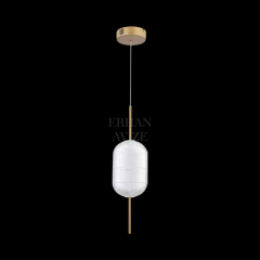 EASD-237 Orta Tekli Sarkıt Gold LED Avize