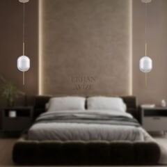 EASD-237 Küçük Tekli Sarkıt Gold LED Avize
