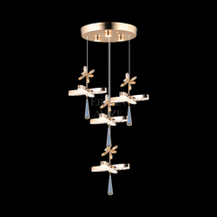 EASD-236 4’lü Sarkıt Gold LED Avize