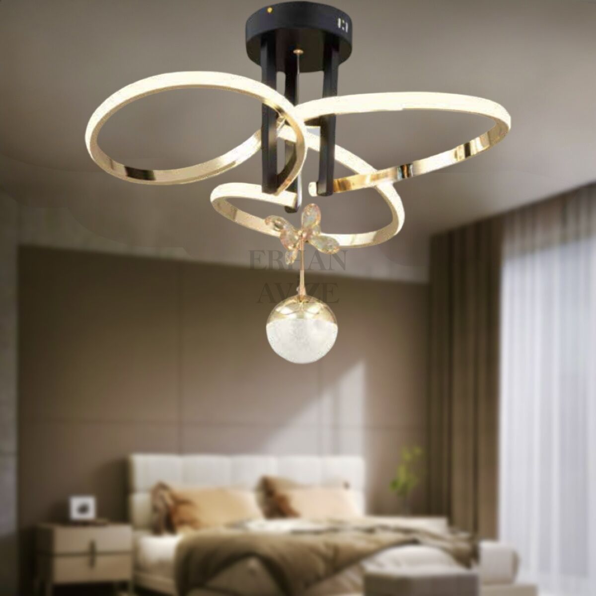 EASD-245 3’lü Gold LED Avize