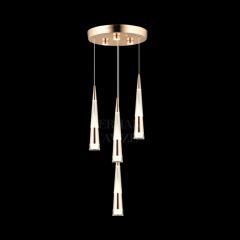 EAPV-157 4’lü Sarkıt Gold LED Avize