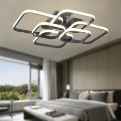 EAAD-110 Plafonyer Siyah LED Avize