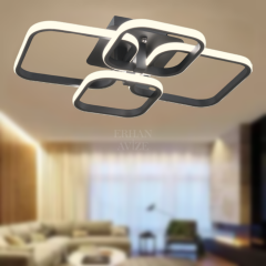 EAAD-109 Plafonyer Siyah LED Avize