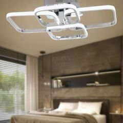 EAAD-109 Plafonyer Krom LED Avize