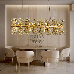EADM-21 100cm Yemek Masası Kristal Avize