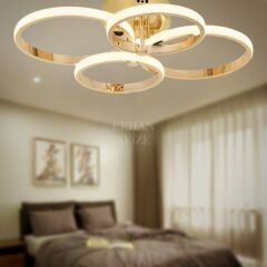 EAAD-111 Plafonyer Gold LED Avize