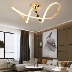 EAAD-135 Plafonyer Gold LED Avize