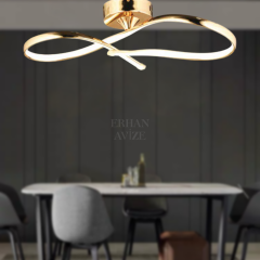 EAAD-62 Plafonyer Gold LED Avize