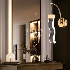 EAPV-115 Gold Kristal Detaylı LED Aplik