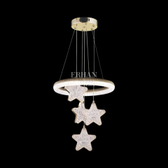 EASD-218 3’lü Sarkıt Gold LED Avize