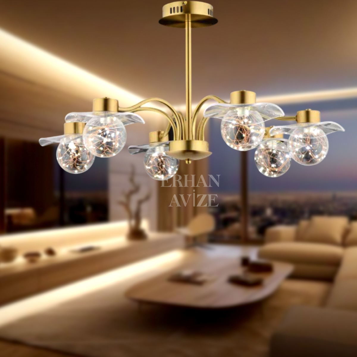 EASD-124 Modern Tasarım LED Avize