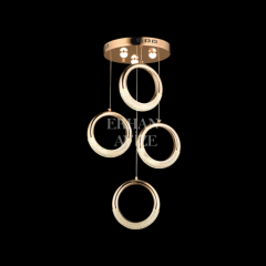 EAD-083 4'lü Gold LED Avize