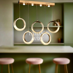 EAAD-083 5'li Sıralı Yemek Masası LED Avize
