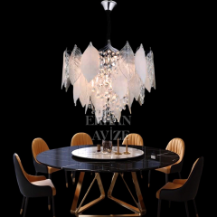 EADM-34 Kristal 60’lık Krom Avize