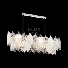 EADM-34 Kristal 100’lük Kristal Krom Avize