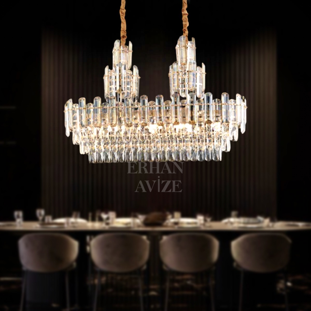 EADM-33 Kristal 100’lük Gold Avize