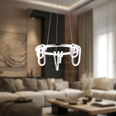 EASD-79 40’lık Krom LED Avize