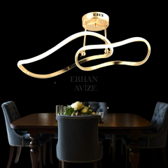 EASD-03 Plafonyer Gold LED Avize