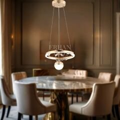 EASD-163 Kristal Gold LED Avize