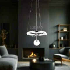 EASD-163 Kristal Krom LED Avize