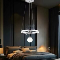 EASD-163 Kristal Krom LED Avize