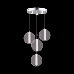 EAAD-89 4’lü Sarkıt Krom LED Avize