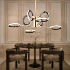 EASD-228 8’lik Platin LED Avize
