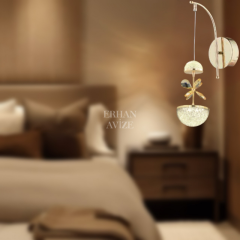 EAAD-46 Kristal Gold LED Aplik