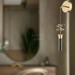 EAAD-34 Kristal Gold LED Aplik