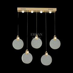 EAPV-123 YM Sıralı Gold LED Avize
