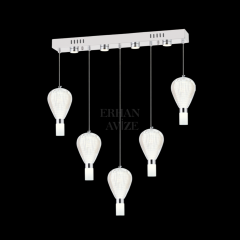 EASD-223 YM 5’li Sıralı Krom LED Avize