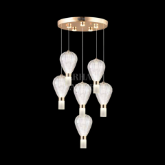 EASD-223 6’lı Sarkıt Gold LED Avize