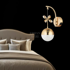 EAAD-43 Top Camlı Gold LED Aplik