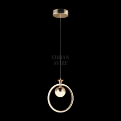 EAAD-103 Tekli Gold LED Avize