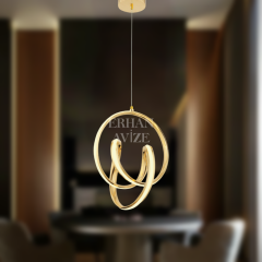 EAAD-39 25’lik Sarkıt Gold LED Avize
