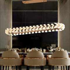 EASD-282 YM Gold Kristal LED Avize