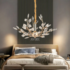 EASD-325 6+3 Kristal Gold LED Avize