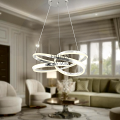EASD-281 50’lik Krom LED Avize