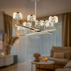 EASD-347 90’lık Kristal Gold LED Avize