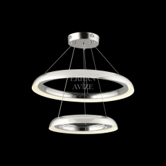 EASD-256 2 Katlı 60’lık Krom LED Avize