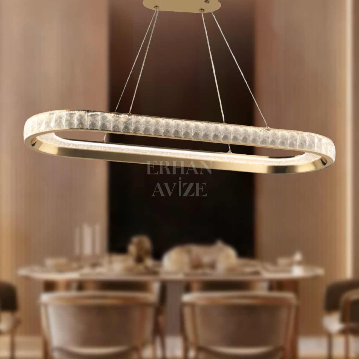 EASD-259 YM 90’lık Kristal Gold LED Avize