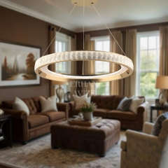 EASD-259 60’lık Kristal Gold LED Avize