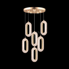 EASD-230 6’lı Sarkıt Gold LED Avize