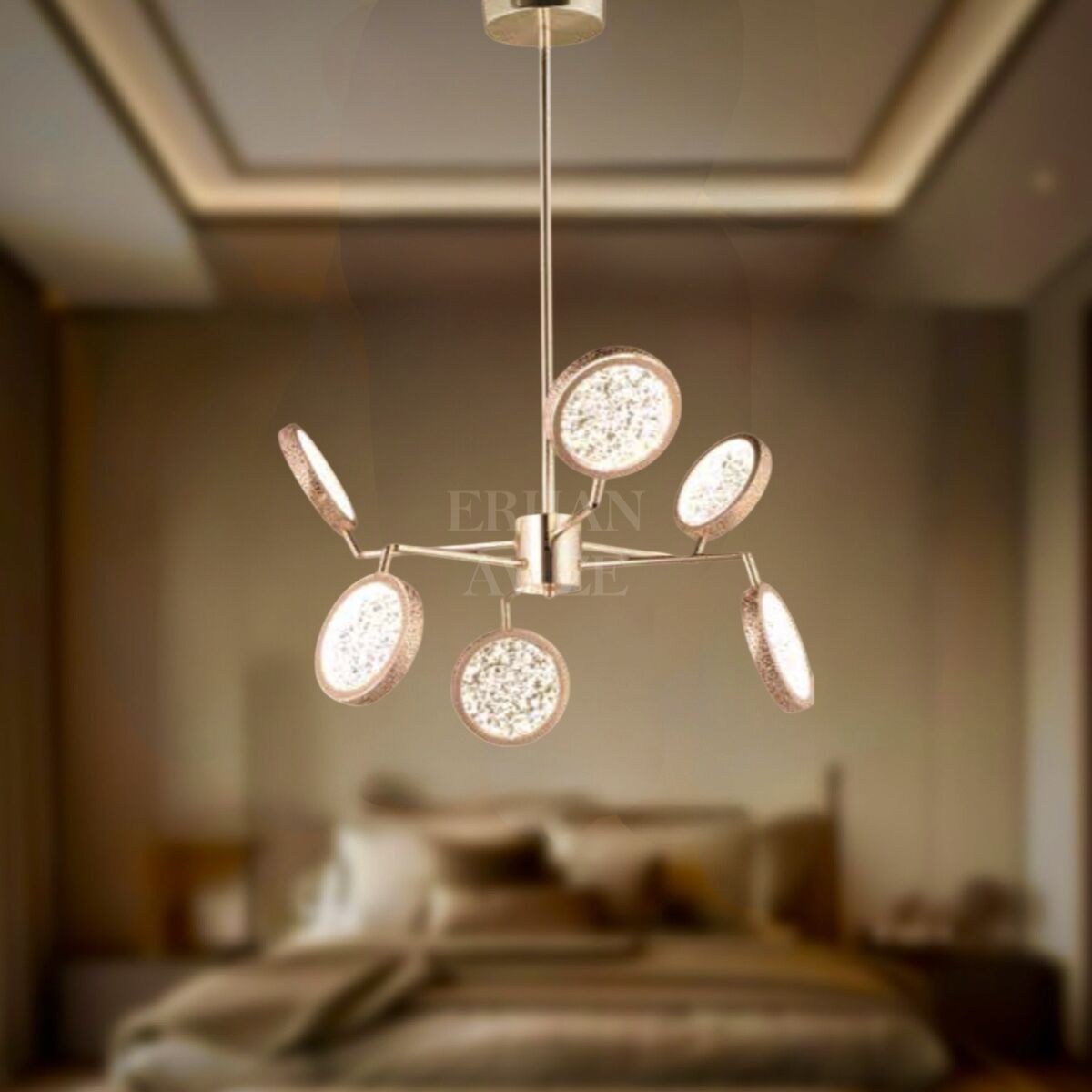 EASD-233 6’lı Gold LED Avize