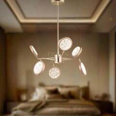 EASD-233 6’lı Gold LED Avize