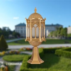 EAŞA-629 Şanlı Aydınlatma Alüminyum Kuşaklı Direkler