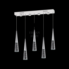 EAPV-151 YM 5’li Sıralı Krom LED Avize