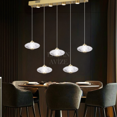 EASD-247 YM 5’li Sıralı Gold LED Avize